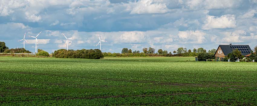 Landschaft in der Gemeinde Gommern